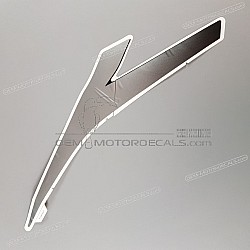 Front cowling decal, left side