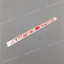 Front cowling decal