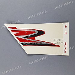 Autocollant de carénage supérieur avant, côté droit