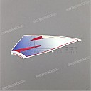Front cowling decal, left side