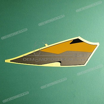 Front cowling decal, left side