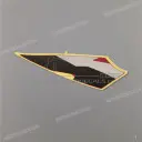 Front cowling decal, left side