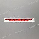 Autocollant CBR Hurricane pour carénage avant