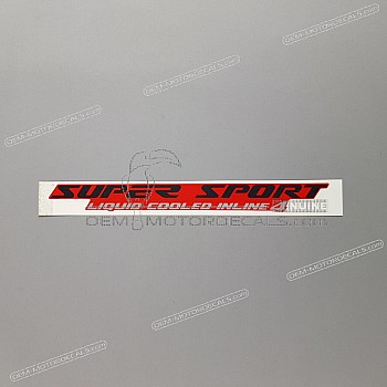 Autocollant de carénage supérieur avant