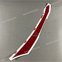 Lower side fairing stripe decal, right side
