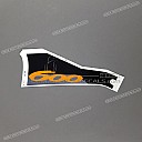 Right side fairing CBR600F stripe decal, right side