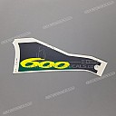 Right fairing stripe decal, right side