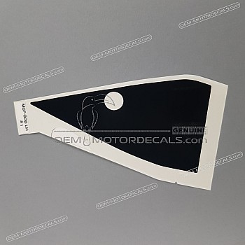 Front cowling decal, left side