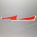 Autocollant de sabot moteur CBR Hurricane, côté droit