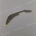 Adesivo carena serbatoio CBR, lato destro