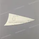 Side cowling decal, left side