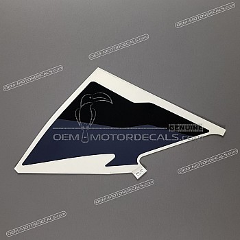 Autocollant de carénage supérieur avant, côté gauche