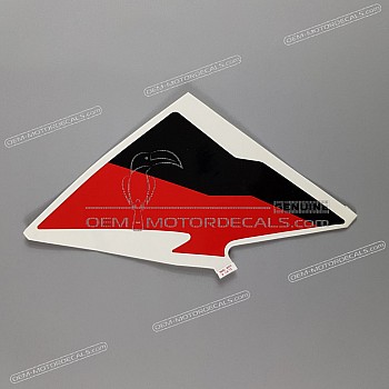 Autocollant de carénage supérieur avant, côté gauche