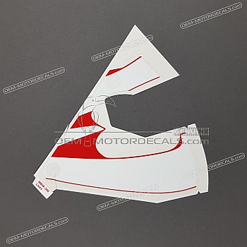 Front cowling decal, left side