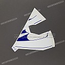 Obere Verkleidung CBR600F Hurricane Aufkleber, linke Seite