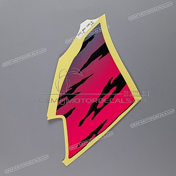 Front cowling decal, left side