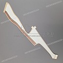Autocollant de carénage supérieur, côté gauche