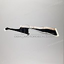 Autocollant de carénage avant, côté gauche