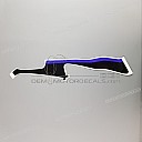 Autocollant de carénage avant CBR 600F, côté gauche