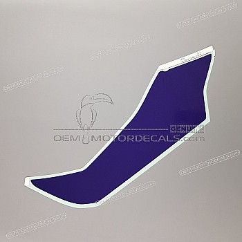 Front cowling decal, left side