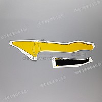 HONDA Autocollant de carénage supérieur gauche, côté gauche 64243-MAL-E00ZC