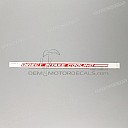 Autocollant de carénage supérieur gauche CBR, côté gauche
