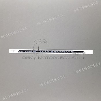 Autocollant de carénage supérieur avant, côté gauche