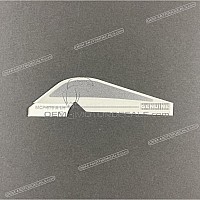 HONDA Naklejka na lewą owiewkę CBR900RR 954, lewa strona 64272-MCF-670ZA