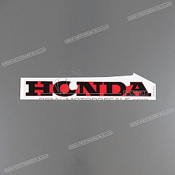 Belly pan decal, right side