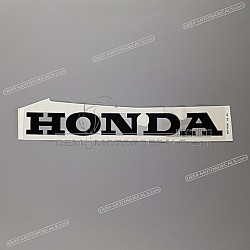 Belly pan decal, left side