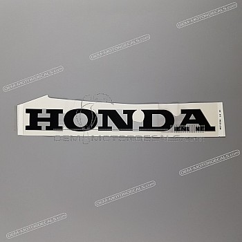 Belly pan decal, left side