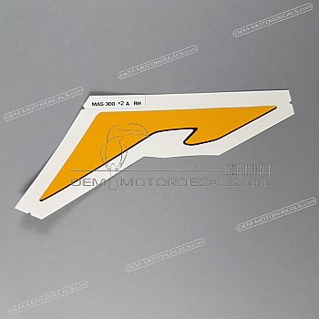 Side cowling decal, right side