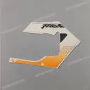 Mittlere Verkleidungsaufkleber, rechte Seite