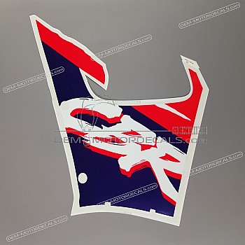 Side cowling decal, right side