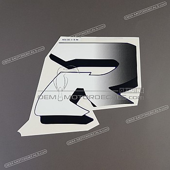 Side cowling decal, right side