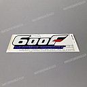 Autocollant de flanc de carénage CBR 600F