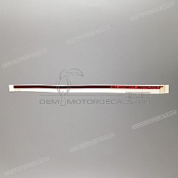 Side cowling decal, right side