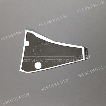 Belly pan decal, right side