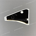 CBR600F Hurricane lower cowl stripe, right side