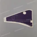Autocollant de sabot moteur CBR600F Hurricane, côté droit