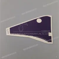 HONDA Autocollant de sabot moteur CBR600F Hurricane, côté droit 64306-MAL-G30ZB