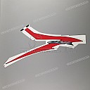 Side cowling decal, right side