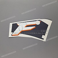 HONDA Right side cowling Hurricane stripe, right side 64307-MAL-600ZC