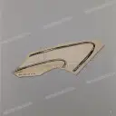 Pegatina de carenado inferior, lado derecho