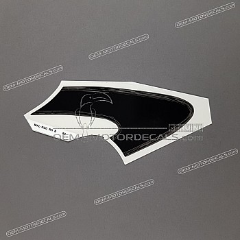 Belly pan decal, right side