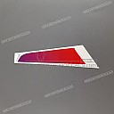 Lower cowl graphic, right side