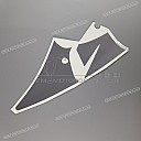 CBR Hurricane lower cowl stripe, right side