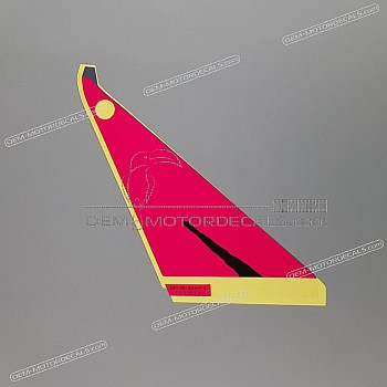 Side cowling decal, right side