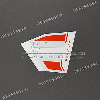 Side cowling decal, right side
