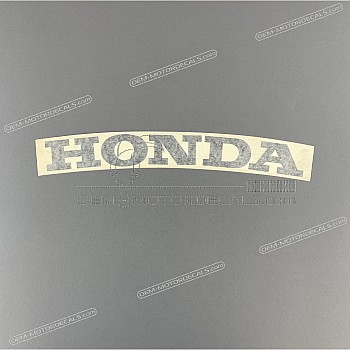 Belly pan decal